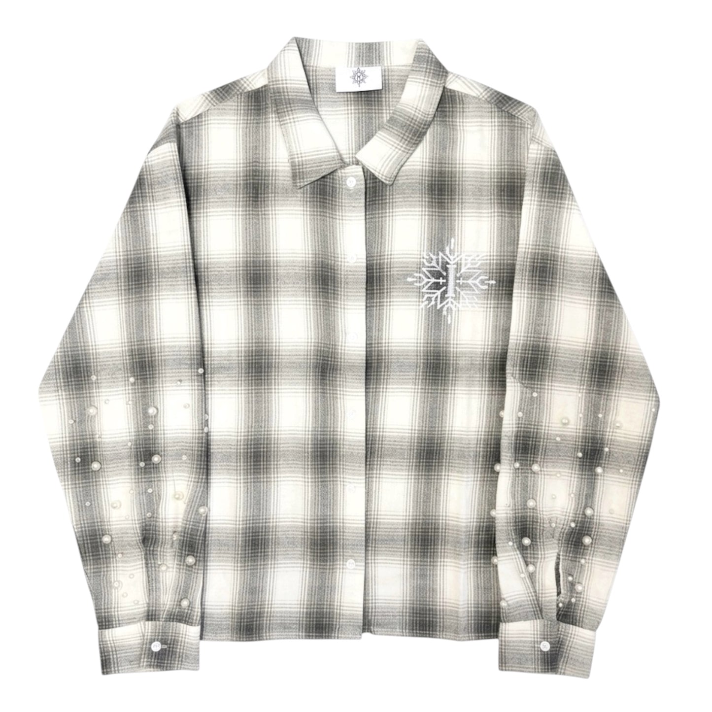 Grey Pearl Flannel
